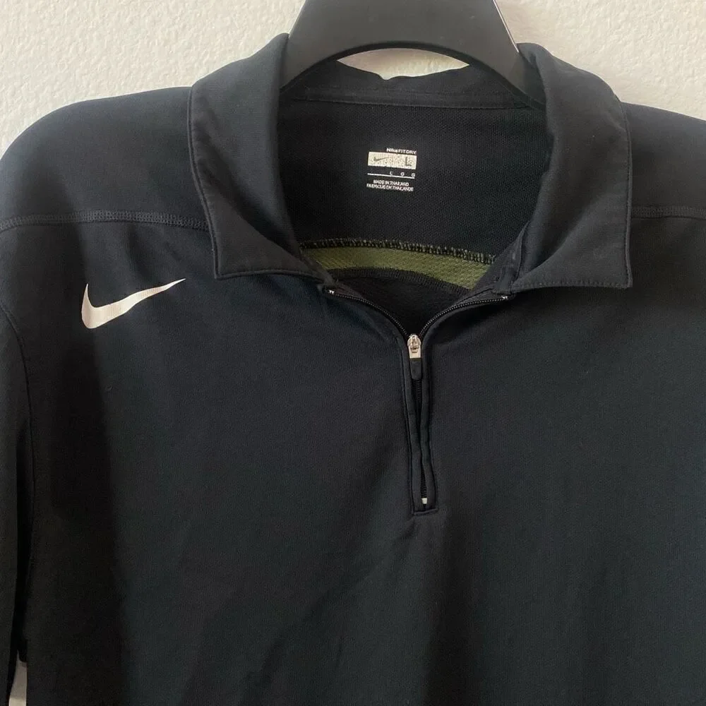 Nike Quarter Zip Polo Size L